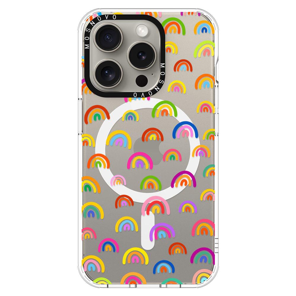 Cute Rainbow Phone Case - iPhone 15 Pro Case - MOSNOVO