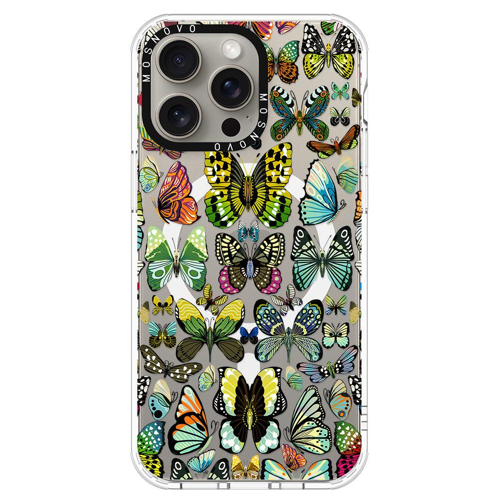 Butterflies Phone Case - iPhone 15 Pro Max Case - MOSNOVO