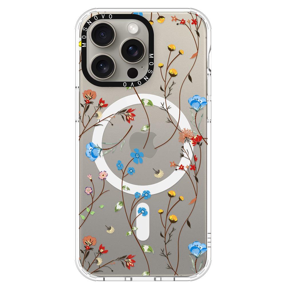 Wildflowers Phone Case - iPhone 15 Pro Max Case - MOSNOVO