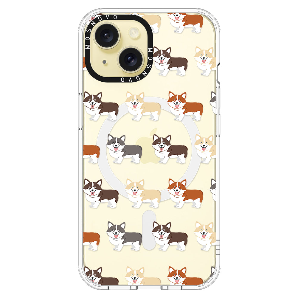 Cute Corgi Phone Case - iPhone 15 Case - MOSNOVO