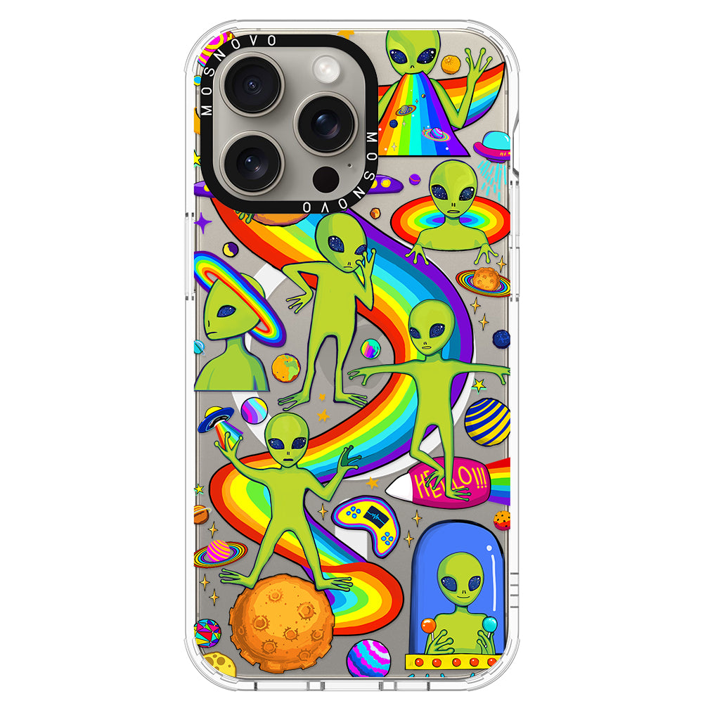 Funny Alien Phone Case - iPhone 15 Pro Max Case - MOSNOVO