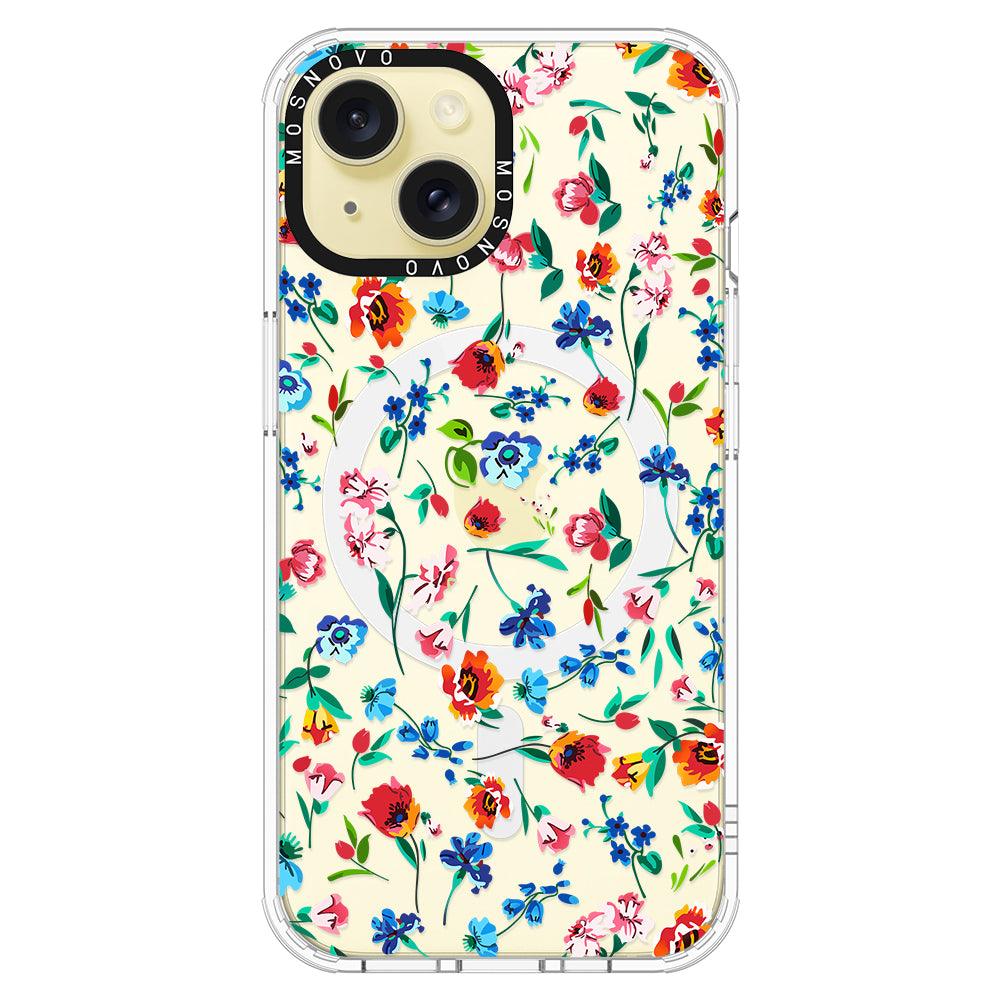 Little Wild Flower Phone Case - iPhone 15 Plus Case - MOSNOVO