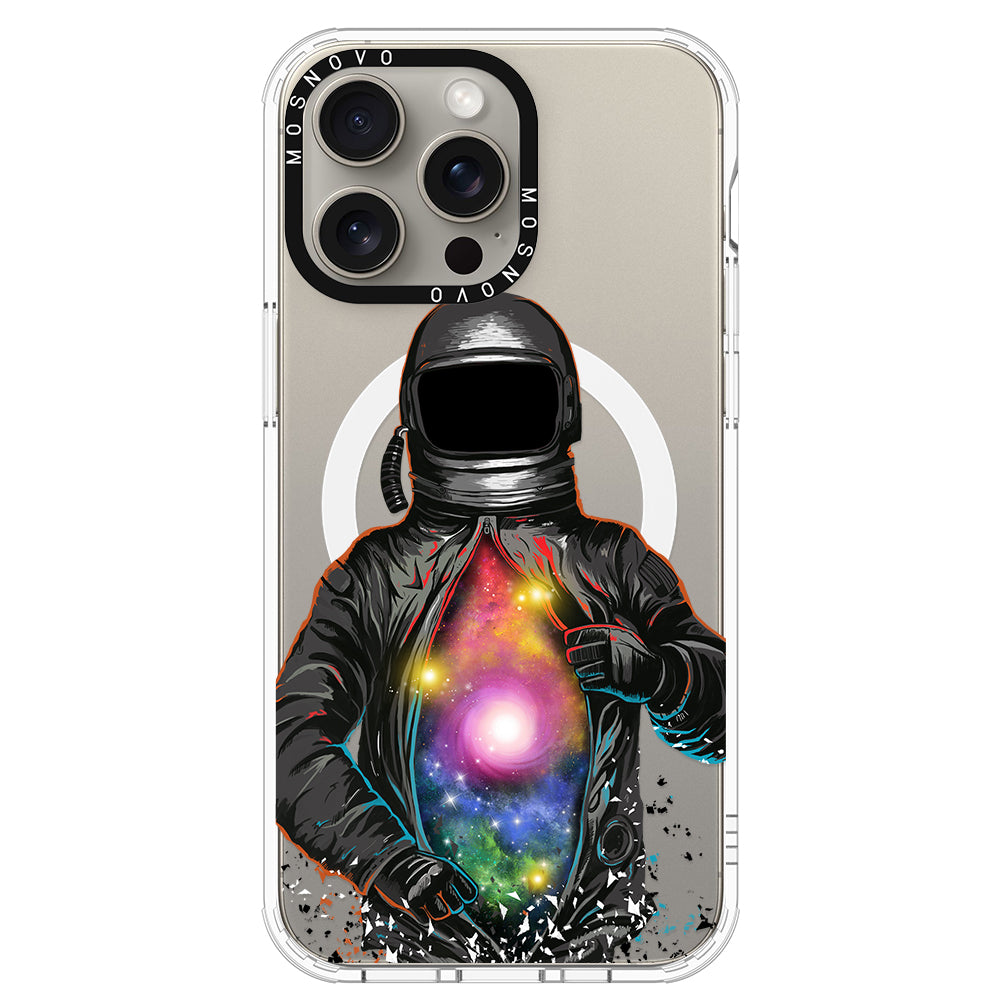 Mystery Astronaut Phone Case - iPhone 15 Pro Max Case - MOSNOVO