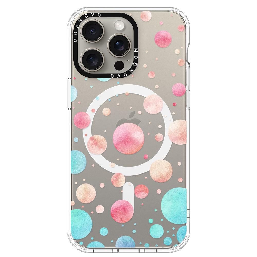 Colorful Bubbles Phone Case - iPhone 15 Pro Max Case - MOSNOVO