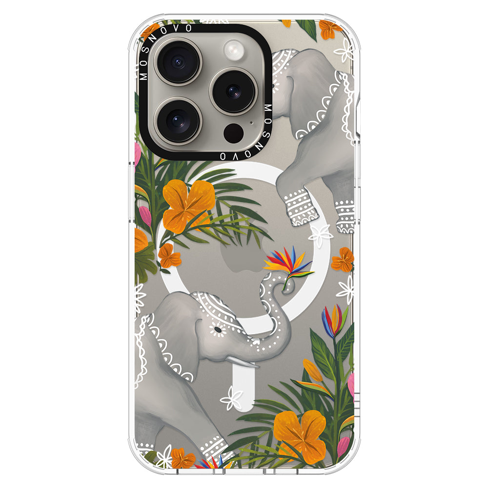 Elephant Phone Case - iPhone 15 Pro Case - MOSNOVO