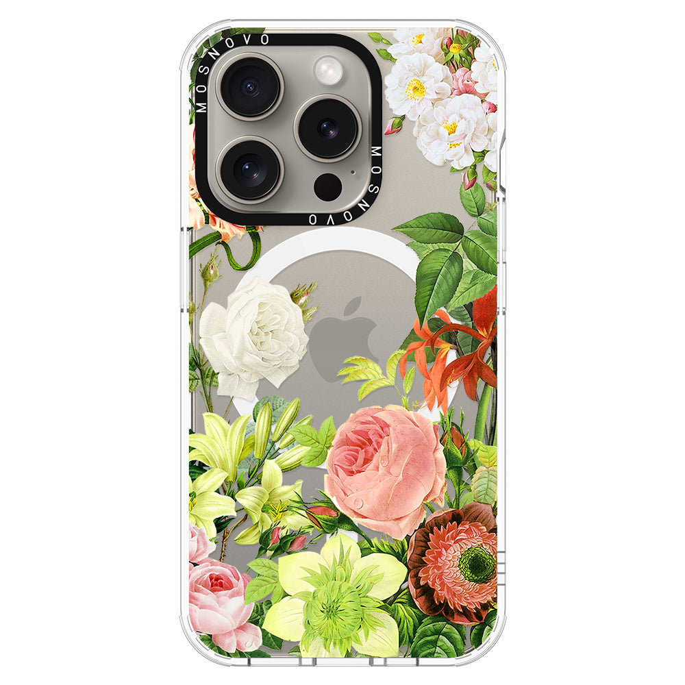 Botanical Garden Phone Case - iPhone 15 Pro Case - MOSNOVO