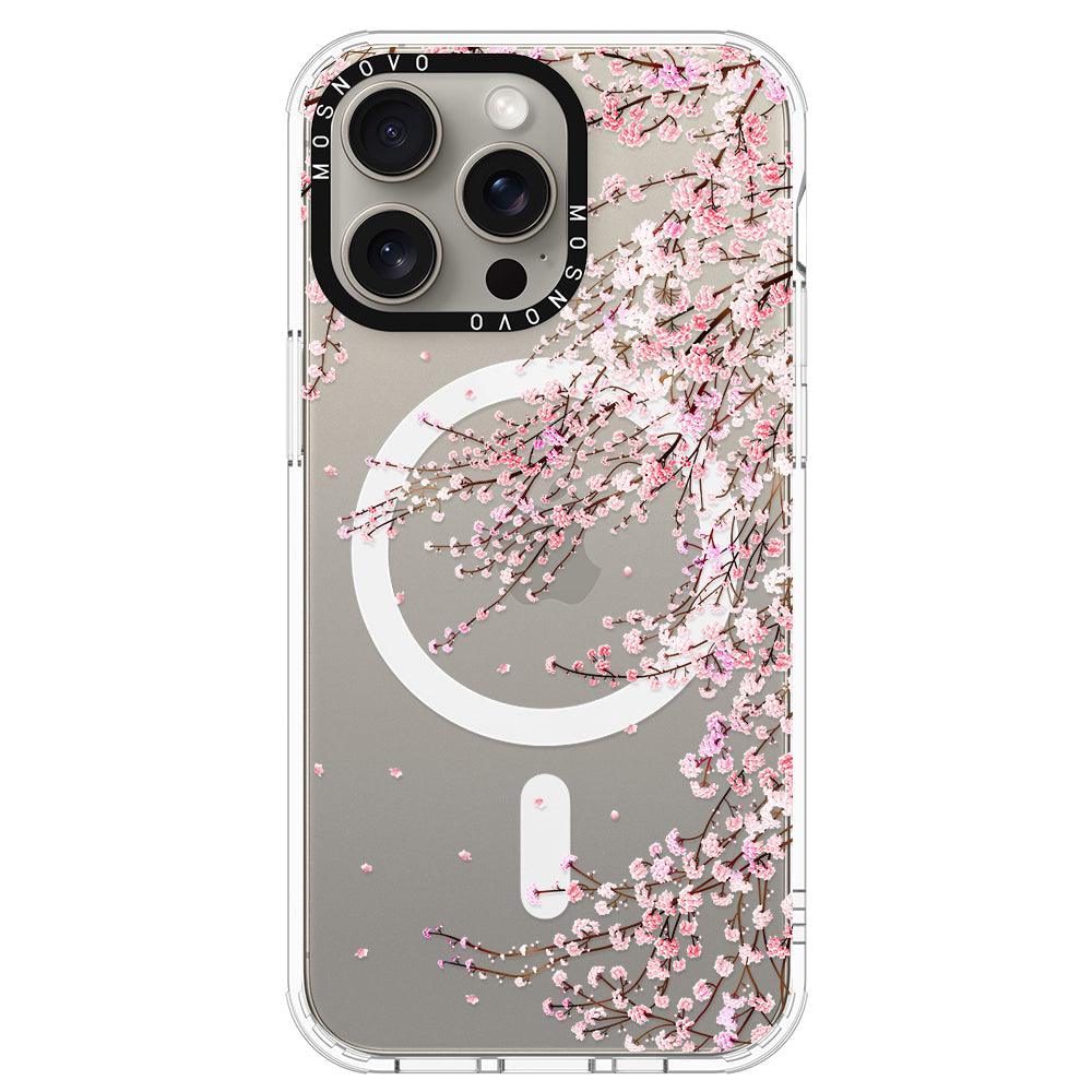 Cherry Blossom Phone Case - iPhone 15 Pro Max Case - MOSNOVO