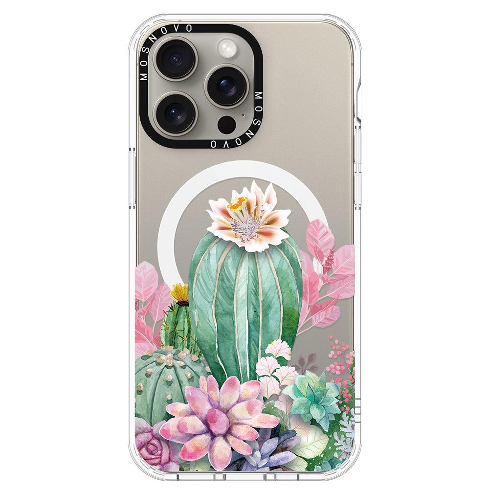 Cactaceae Phone Case - iPhone 15 Pro Max Case - MOSNOVO