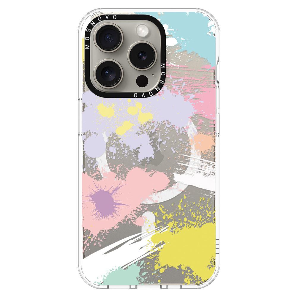 Splash Paint Phone Case - iPhone 15 Pro Case - MOSNOVO