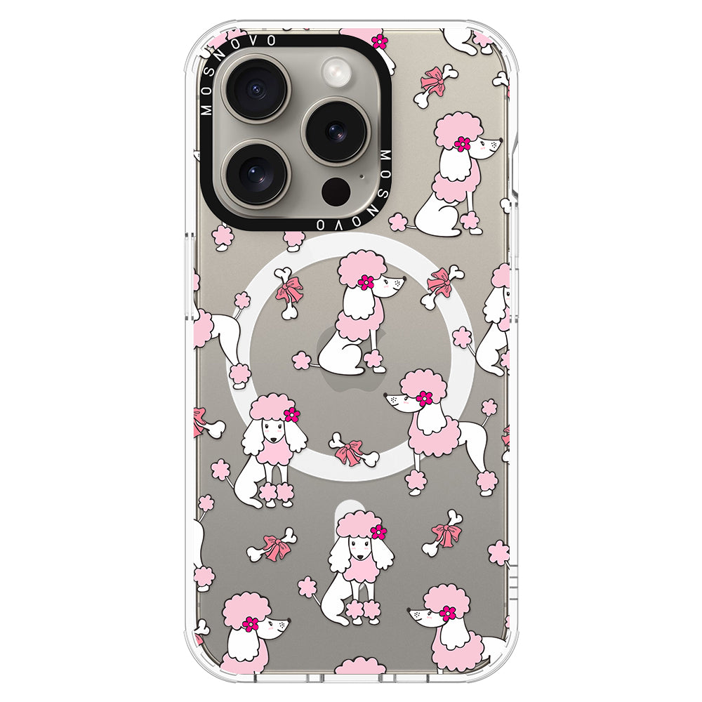 Cute Poodle Phone Case - iPhone 15 Pro Case - MOSNOVO