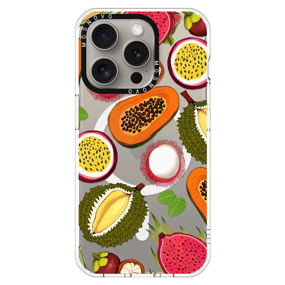 Tropical Fruit Phone Case - iPhone 15 Pro Case - MOSNOVO