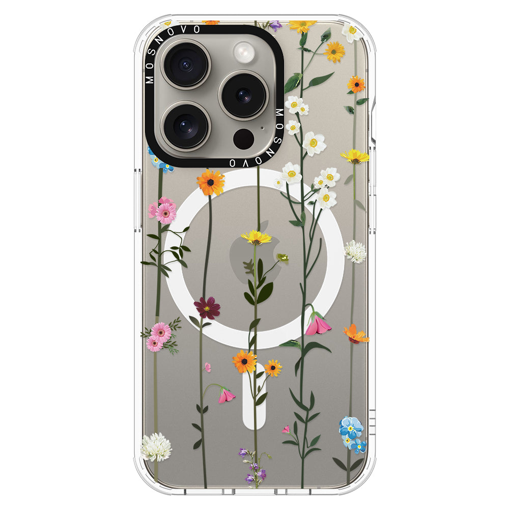 Wildflowers Phone Case - iPhone 15 Pro Case - MOSNOVO