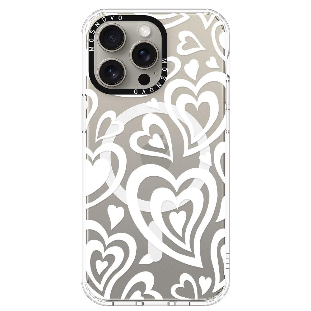 Twist Heart Phone Case - iPhone 15 Pro Max Case - MOSNOVO