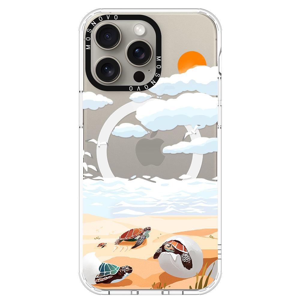 Baby Tortoise Phone Case - iPhone 15 Pro Max Case - MOSNOVO