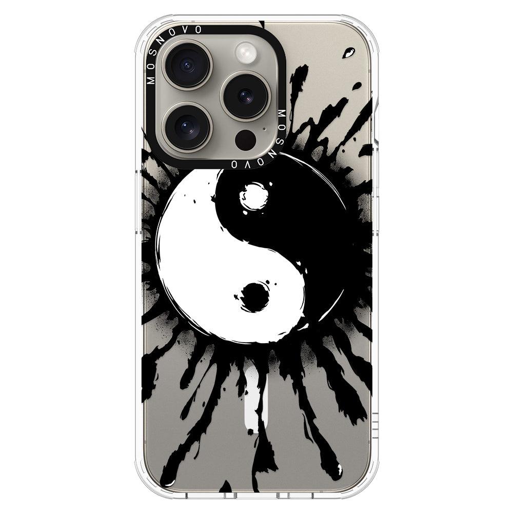 Ying Yang Phone Case - iPhone 15 Pro Case - MOSNOVO