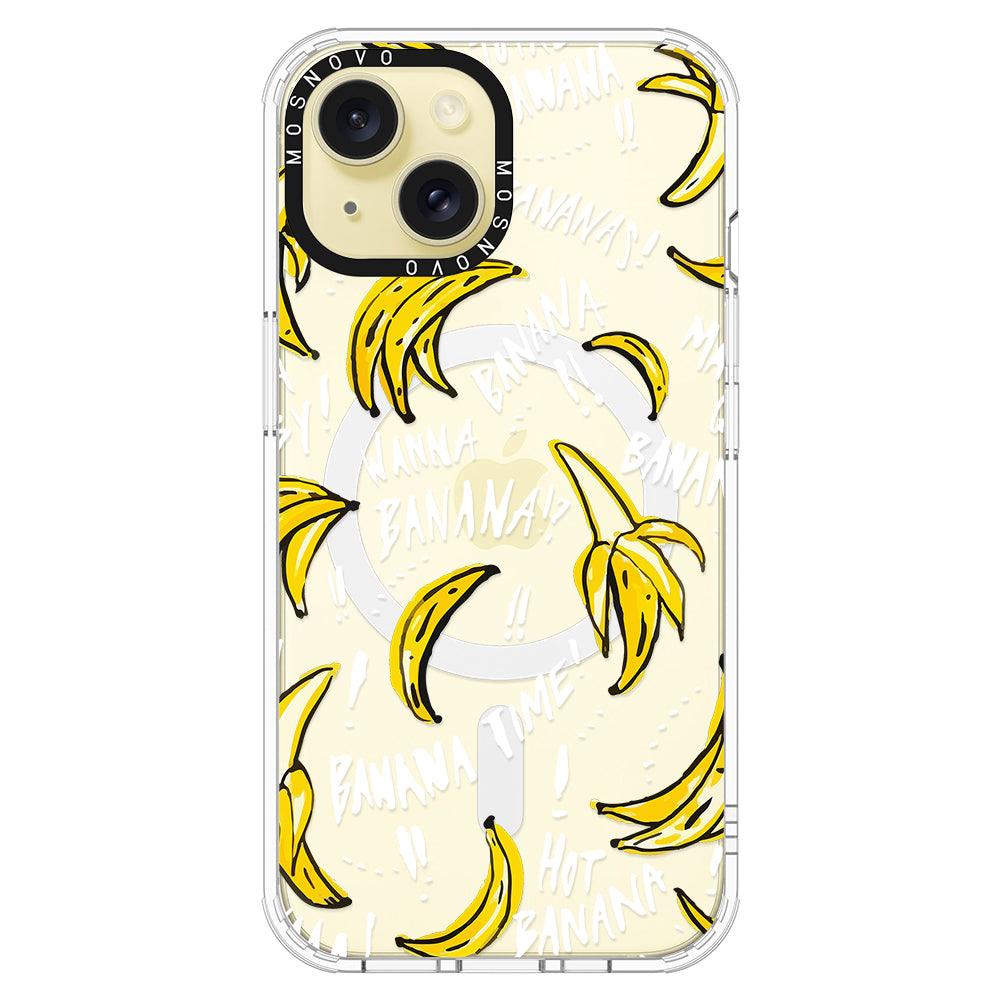 Banana Banana Phone Case - iPhone 15 Plus Case - MOSNOVO