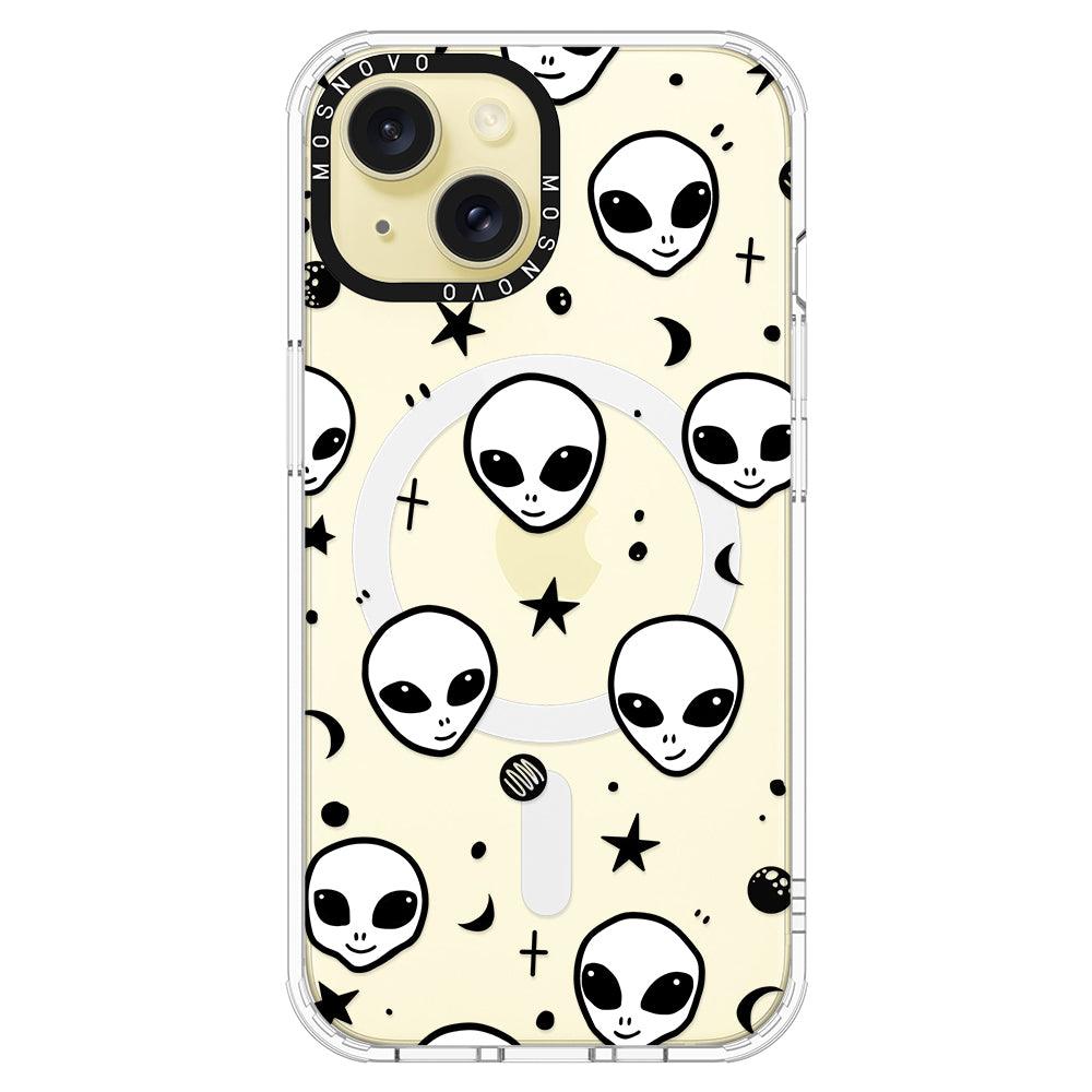 Cute Alien Phone Case - iPhone 15 Plus Case - MOSNOVO