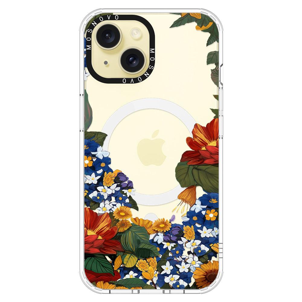 Summer Garden Phone Case - iPhone 15 Plus Case - MOSNOVO