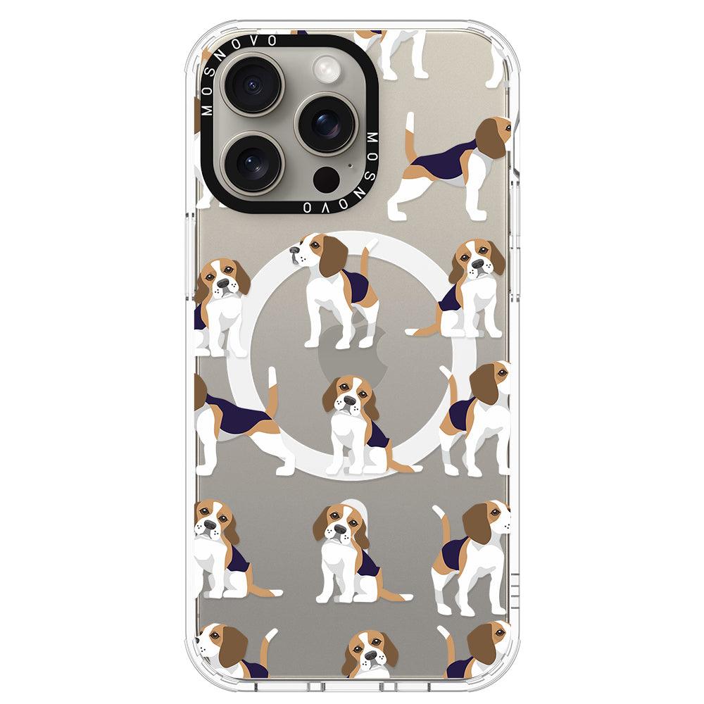 Cute Beagles Phone Case - iPhone 15 Pro Max Case - MOSNOVO