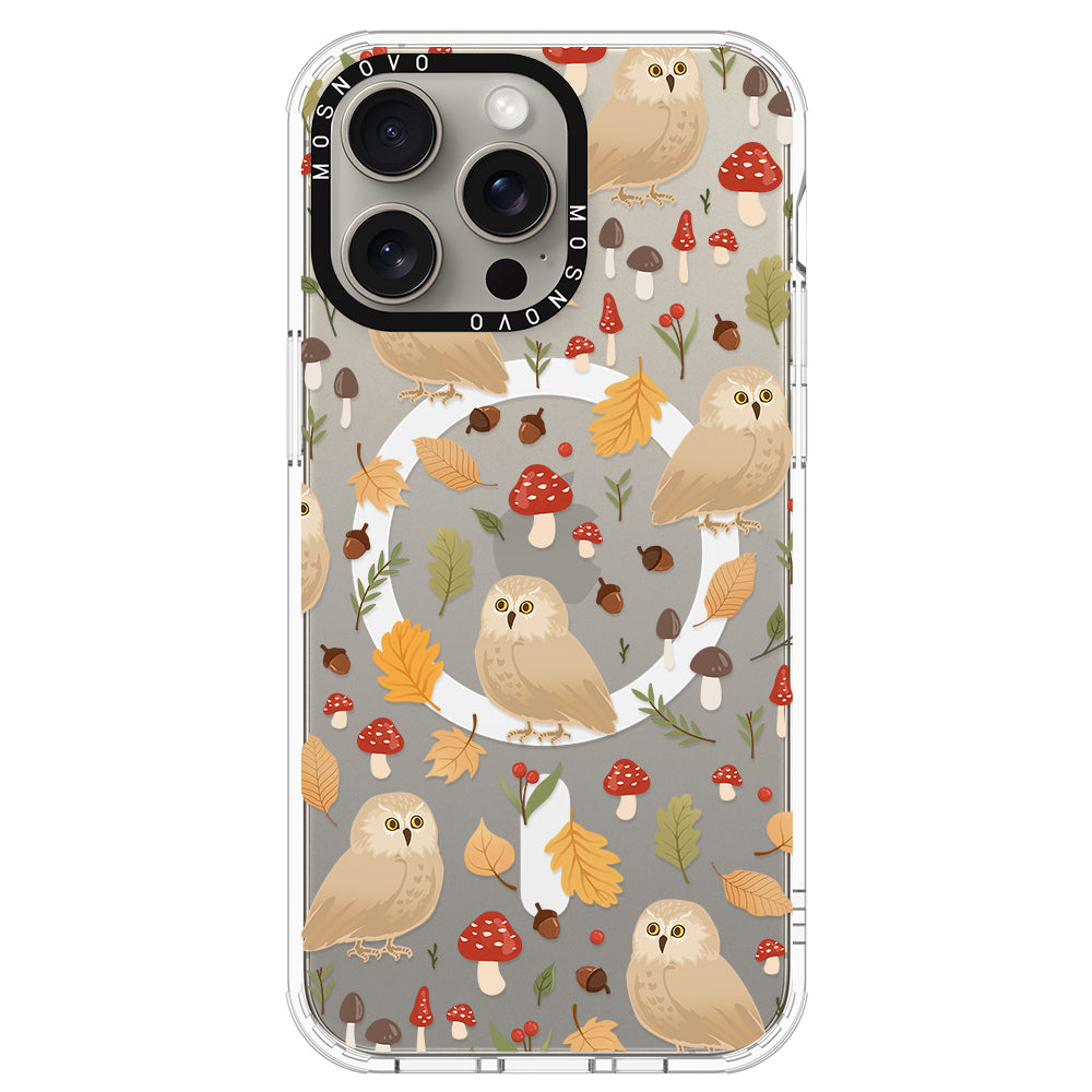 Autumn Owl Phone Case - iPhone 15 Pro Max Case - MOSNOVO