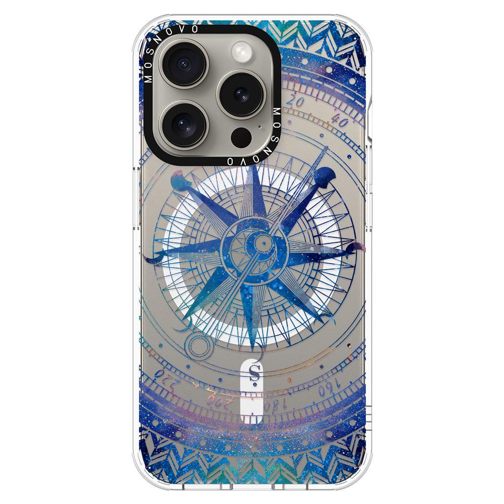 Galaxy Compass Phone Case - iPhone 15 Pro Case - MOSNOVO