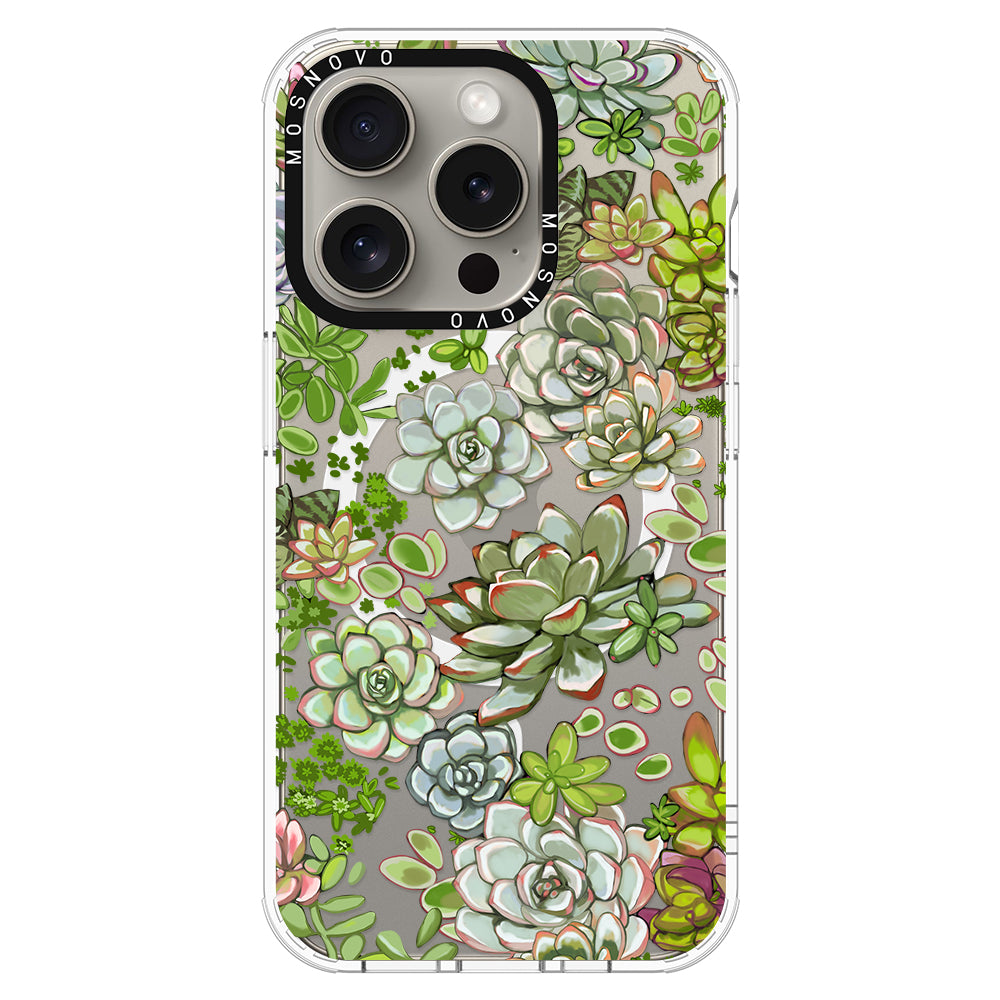 Succulent Phone Case - iPhone 15 Pro Case - MOSNOVO