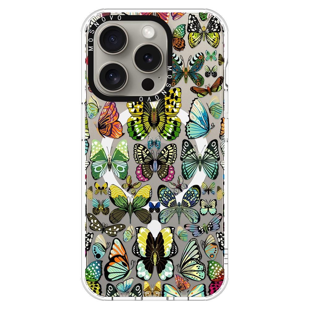 Butterflies Phone Case - iPhone 15 Pro Case - MOSNOVO