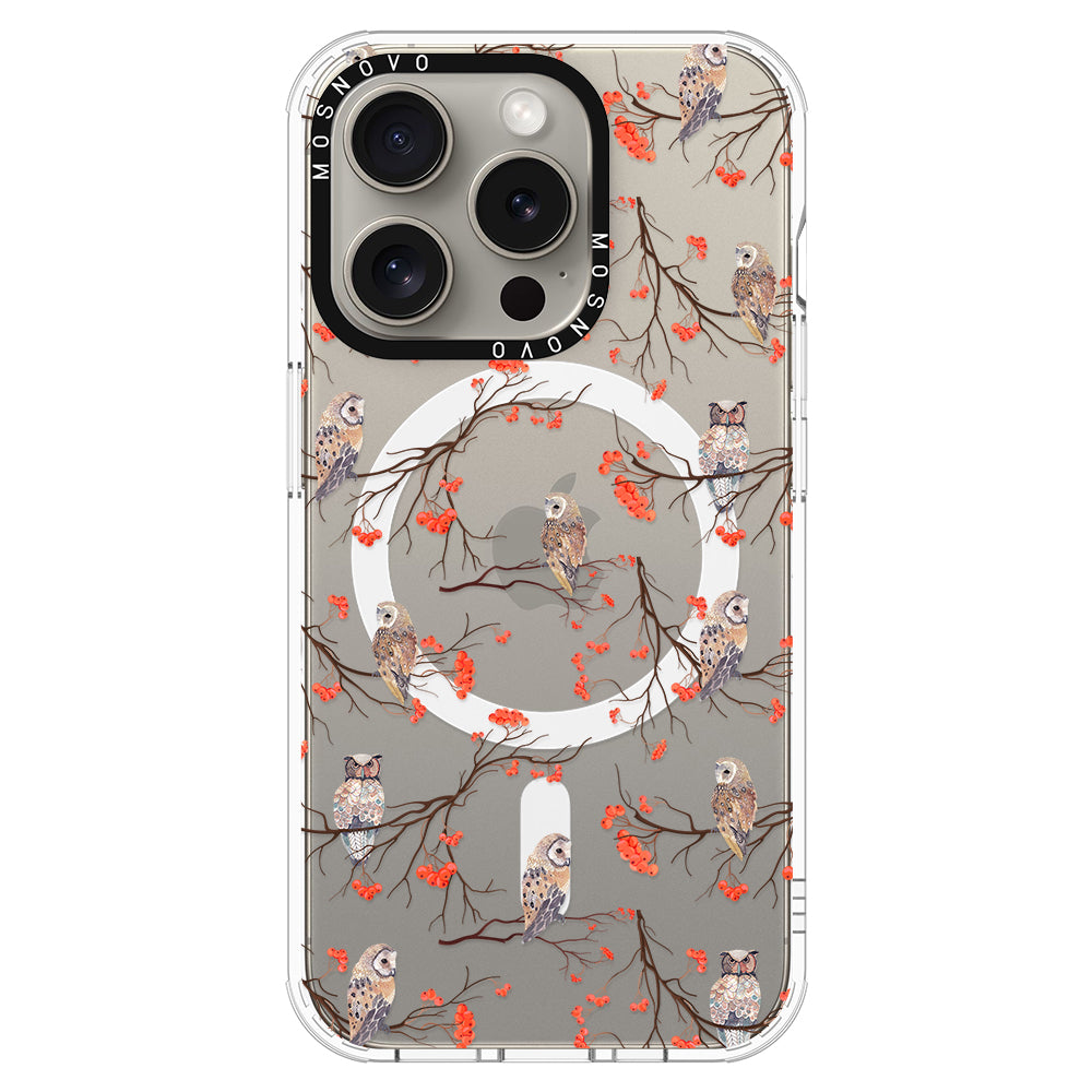 Owl Phone Case - iPhone 15 Pro Case - MOSNOVO