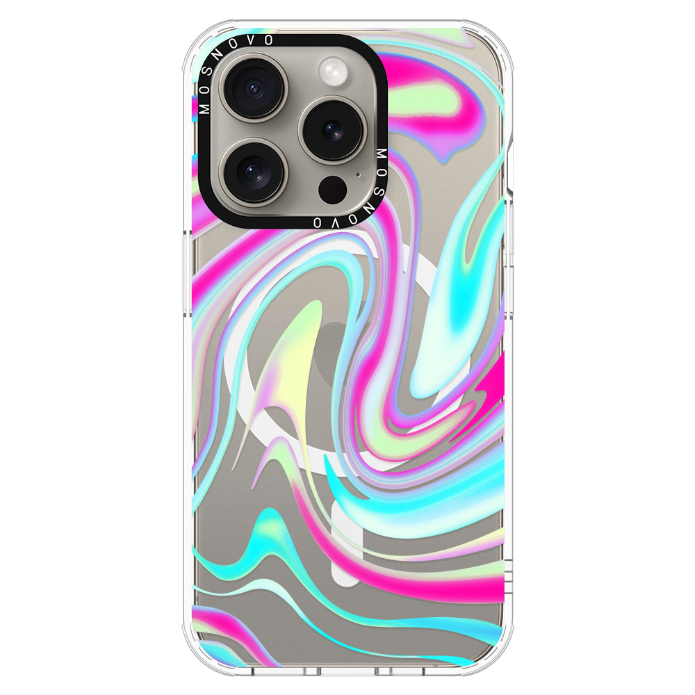 Psychedelic Swirls Phone Case - iPhone 15 Pro Case - MOSNOVO