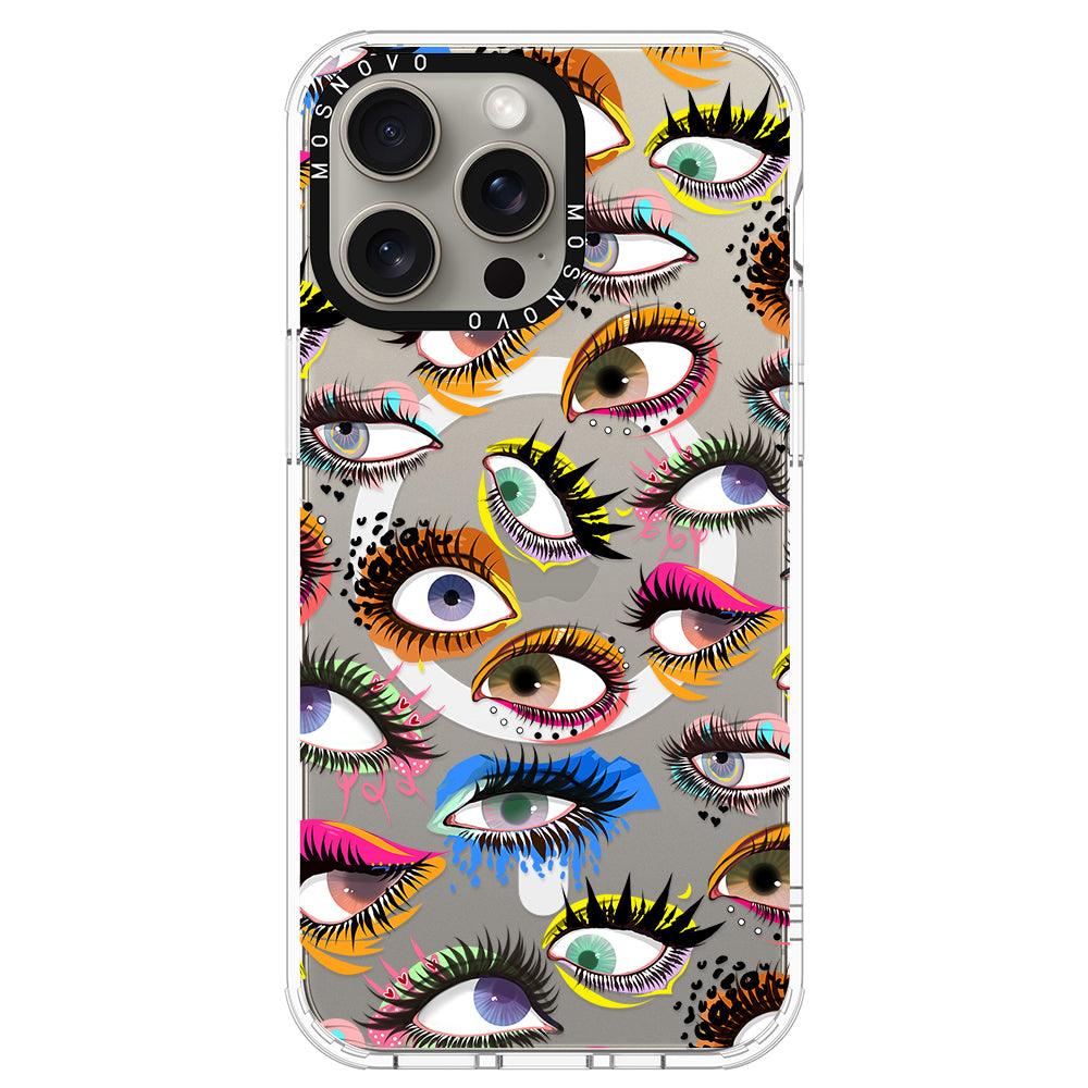 Eyes Phone Case - iPhone 15 Pro Max Case - MOSNOVO