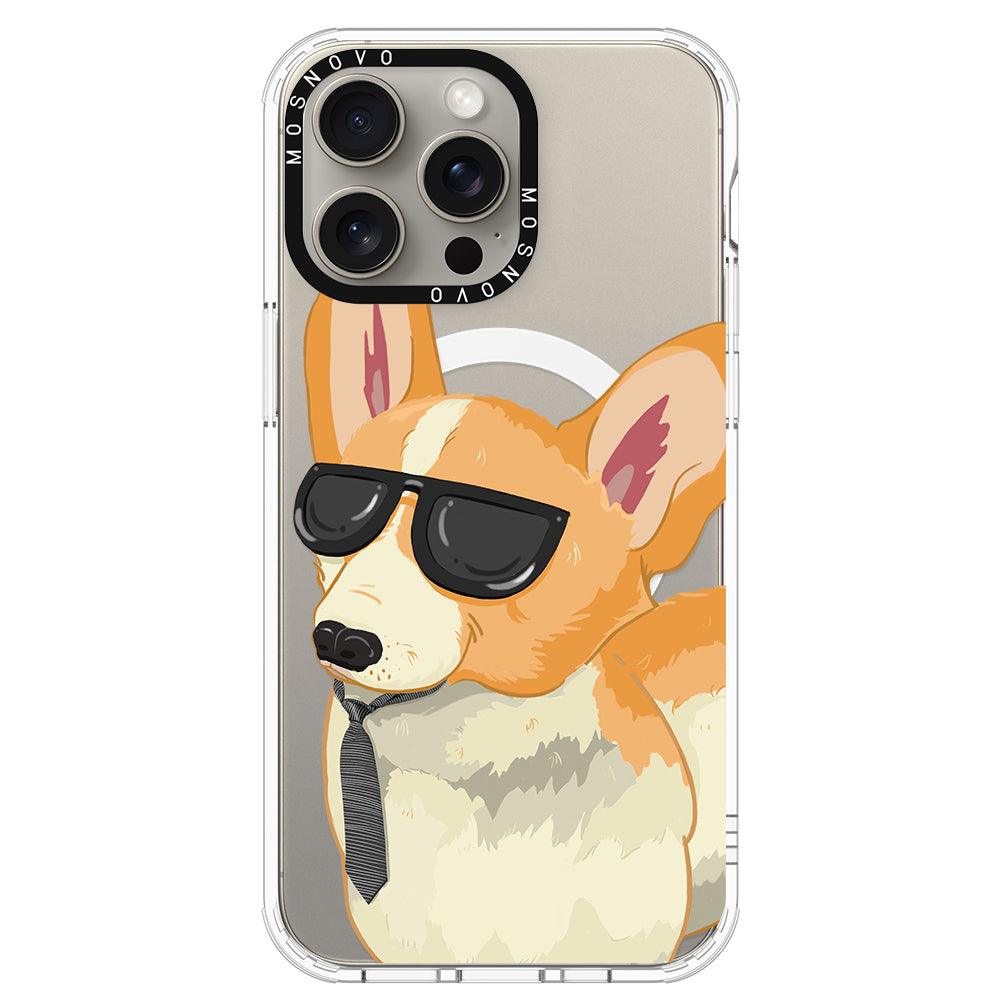 Fluffy Corgi Phone Case - iPhone 15 Pro Max Case - MOSNOVO