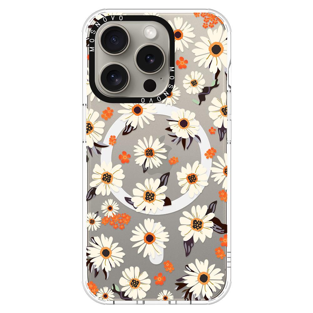 Spring Daisy Phone Case - iPhone 15 Pro Case - MOSNOVO