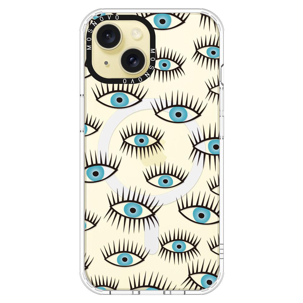 Evil Eye Phone Case - iPhone 15 Plus Case - MOSNOVO