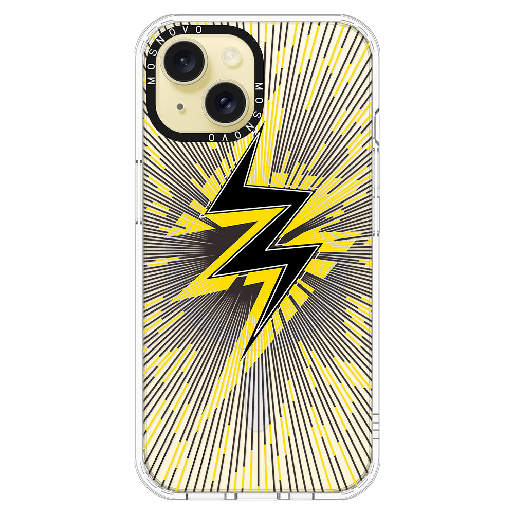 Lightning Bolt Phone Case - iPhone 15 Plus Case - MOSNOVO