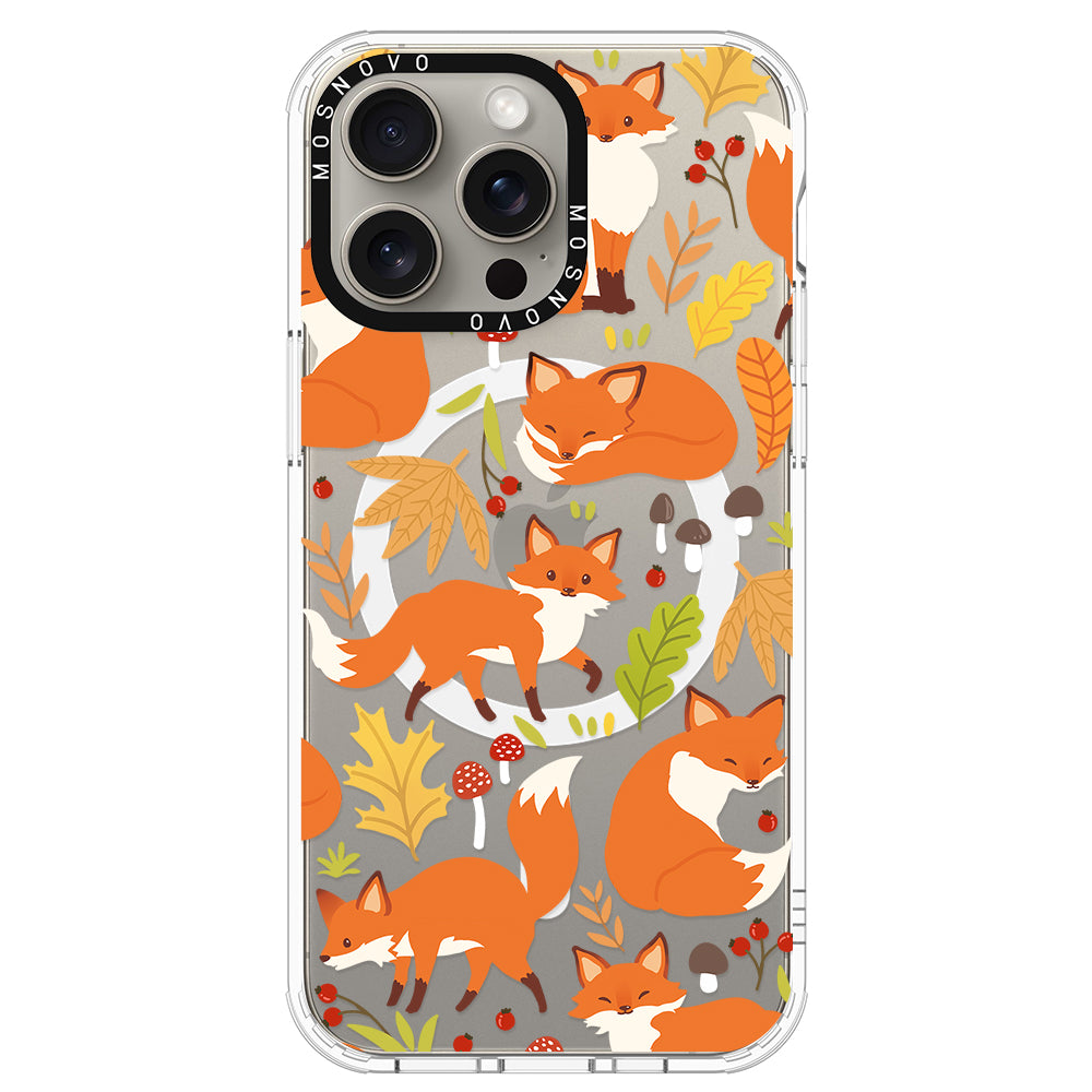 Autumn Fox Phone Case - iPhone 15 Pro Max Case - MOSNOVO