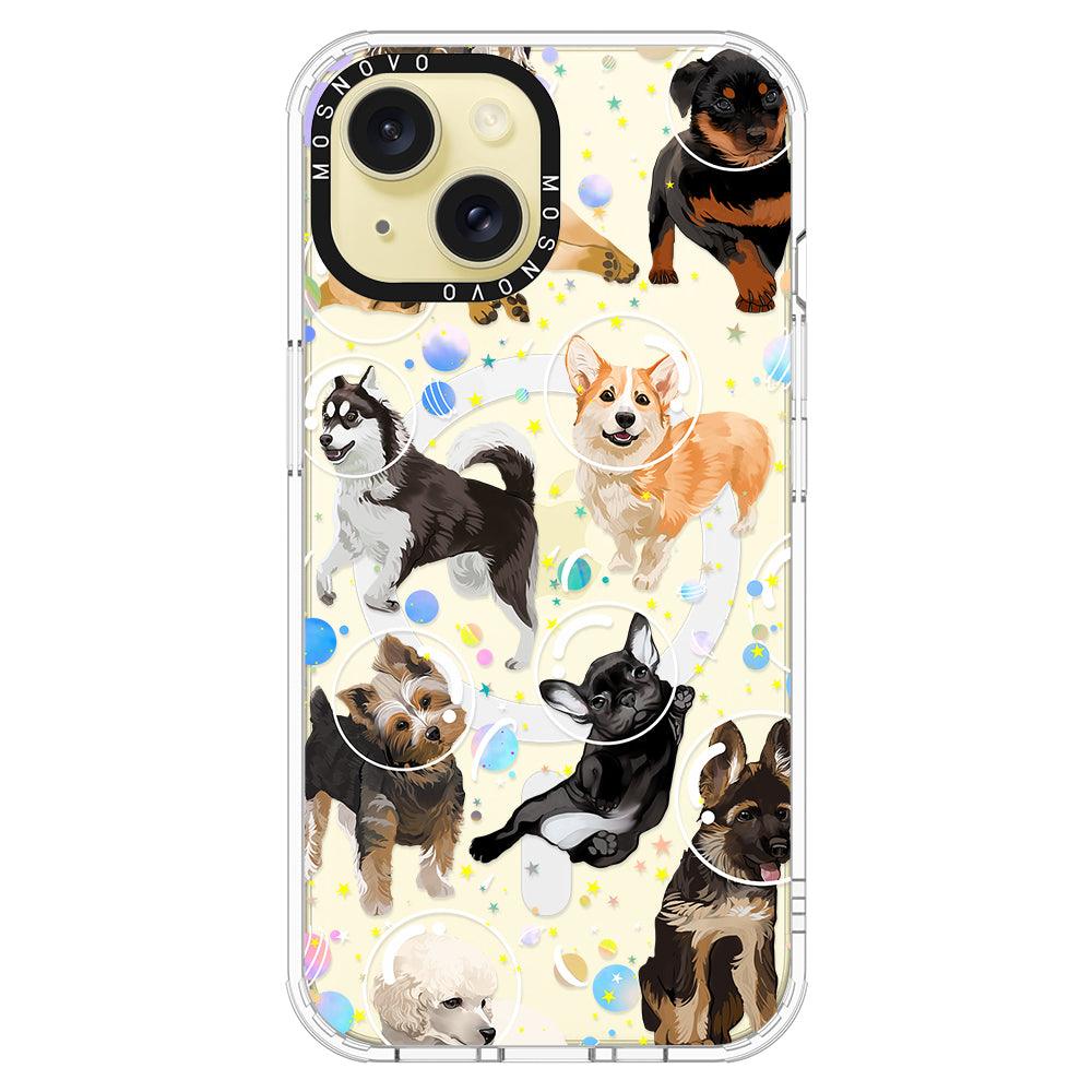 Space Dog Phone Case - iPhone 15 Plus Case - MOSNOVO