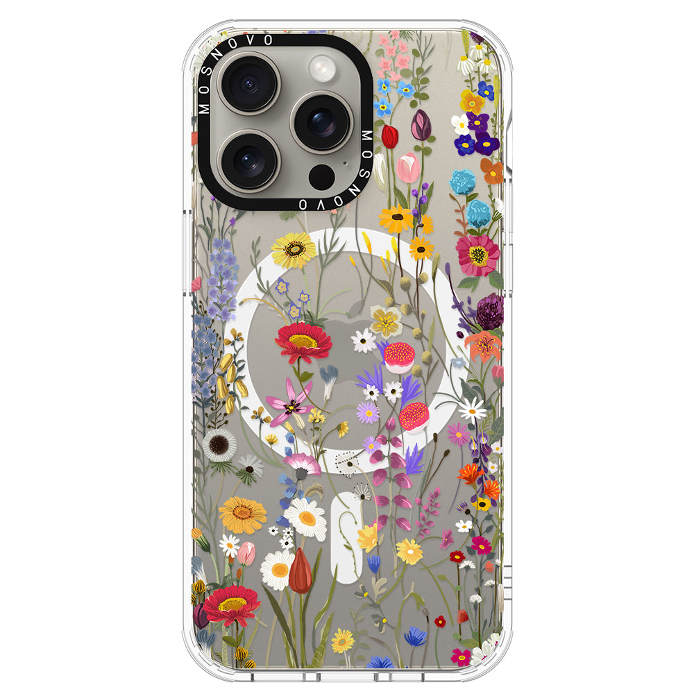 Summer Meadow Phone Case - iPhone 15 Pro Max Case - MOSNOVO