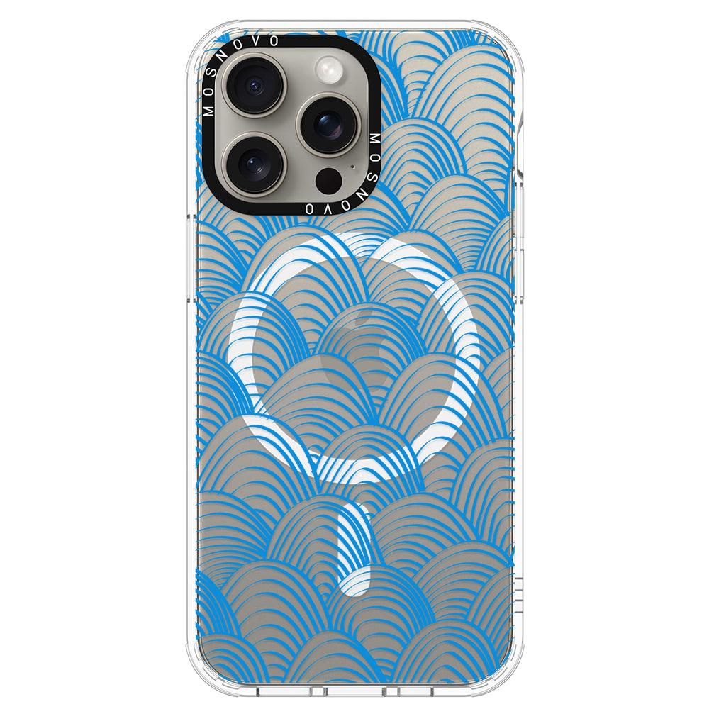 Wavy Wave Phone Case - iPhone 15 Pro Max Case - MOSNOVO