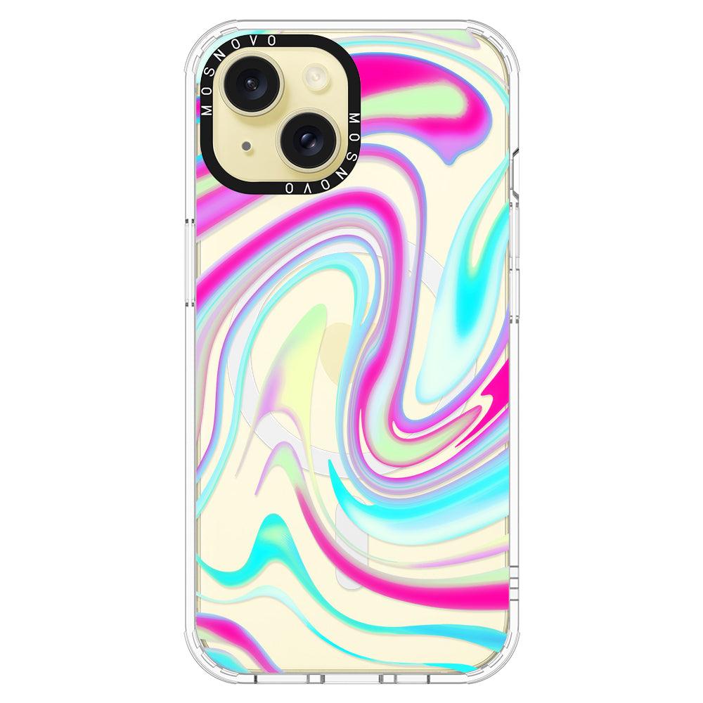 Psychedelic Swirls Phone Case - iPhone 15 Case - MOSNOVO