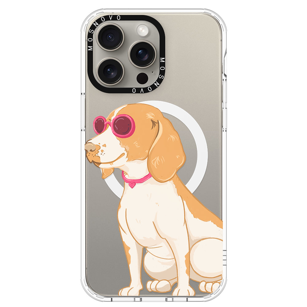 Cute Beagle Phone Case - iPhone 15 Pro Max Case - MOSNOVO