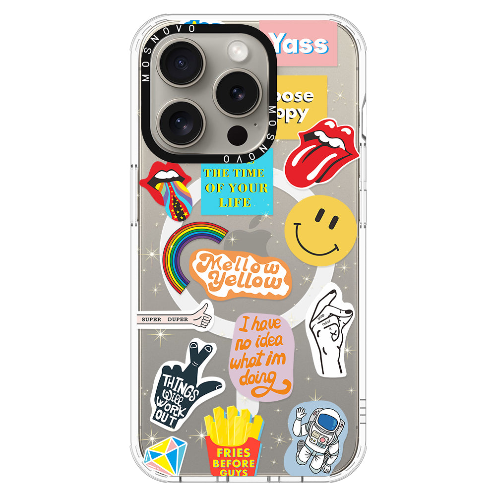 Pop Culture Phone Case - iPhone 15 Pro Case - MOSNOVO