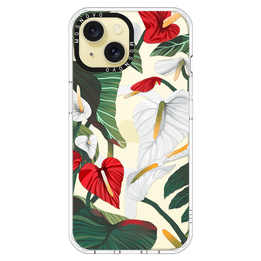 Anthurium Phone Case - iPhone 15 Case - MOSNOVO