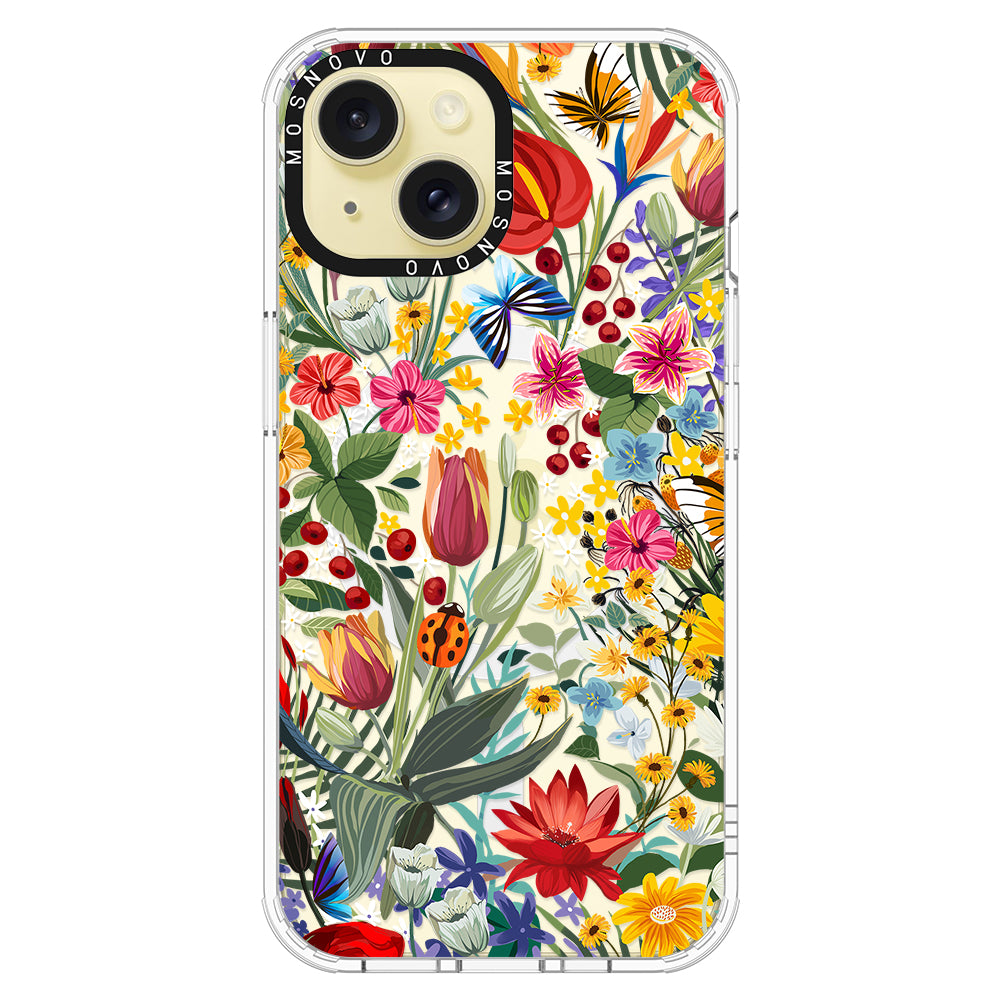 In The Garden Phone Case - iPhone 15 Case - MOSNOVO