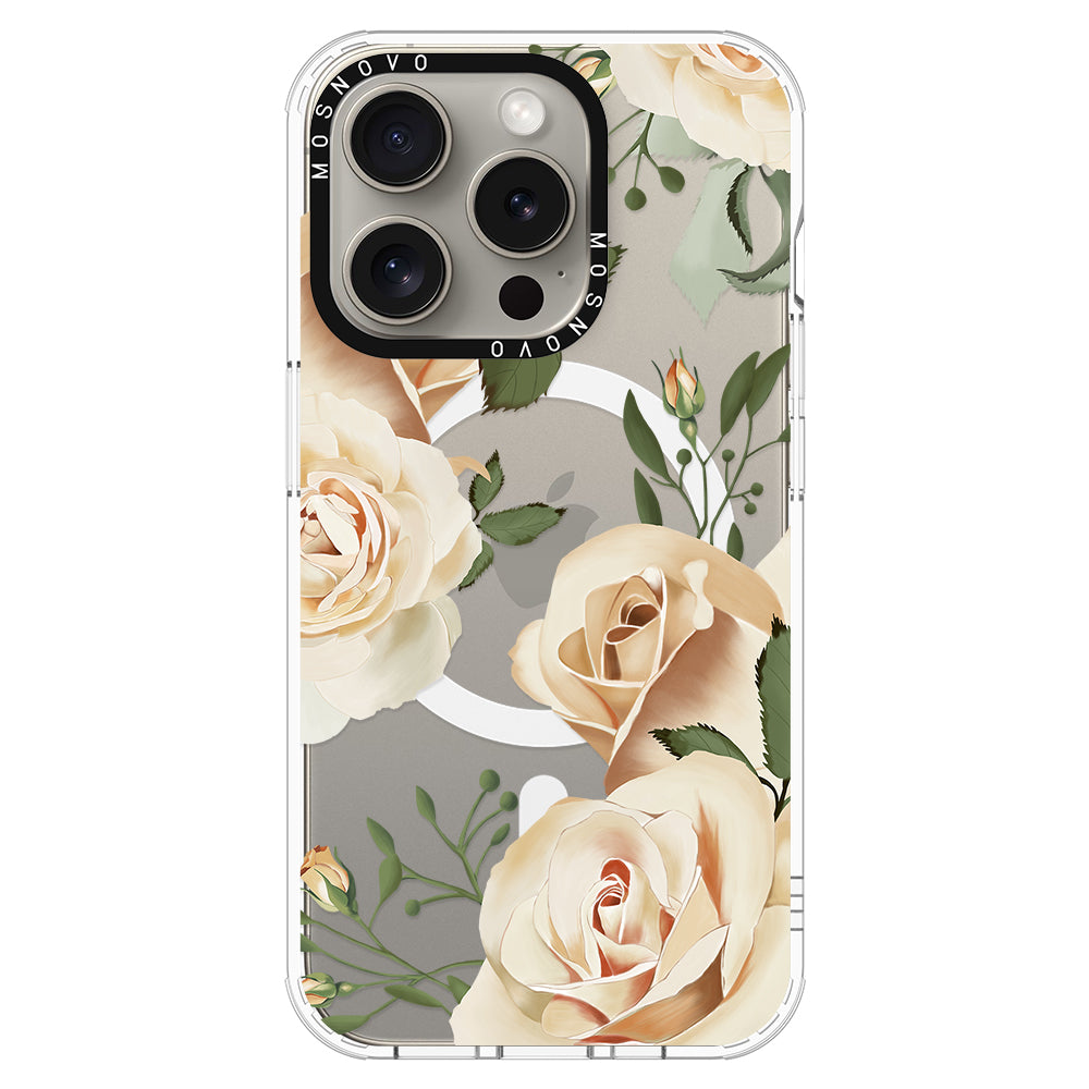 Champagne Roses Phone Case - iPhone 15 Pro Case - MOSNOVO