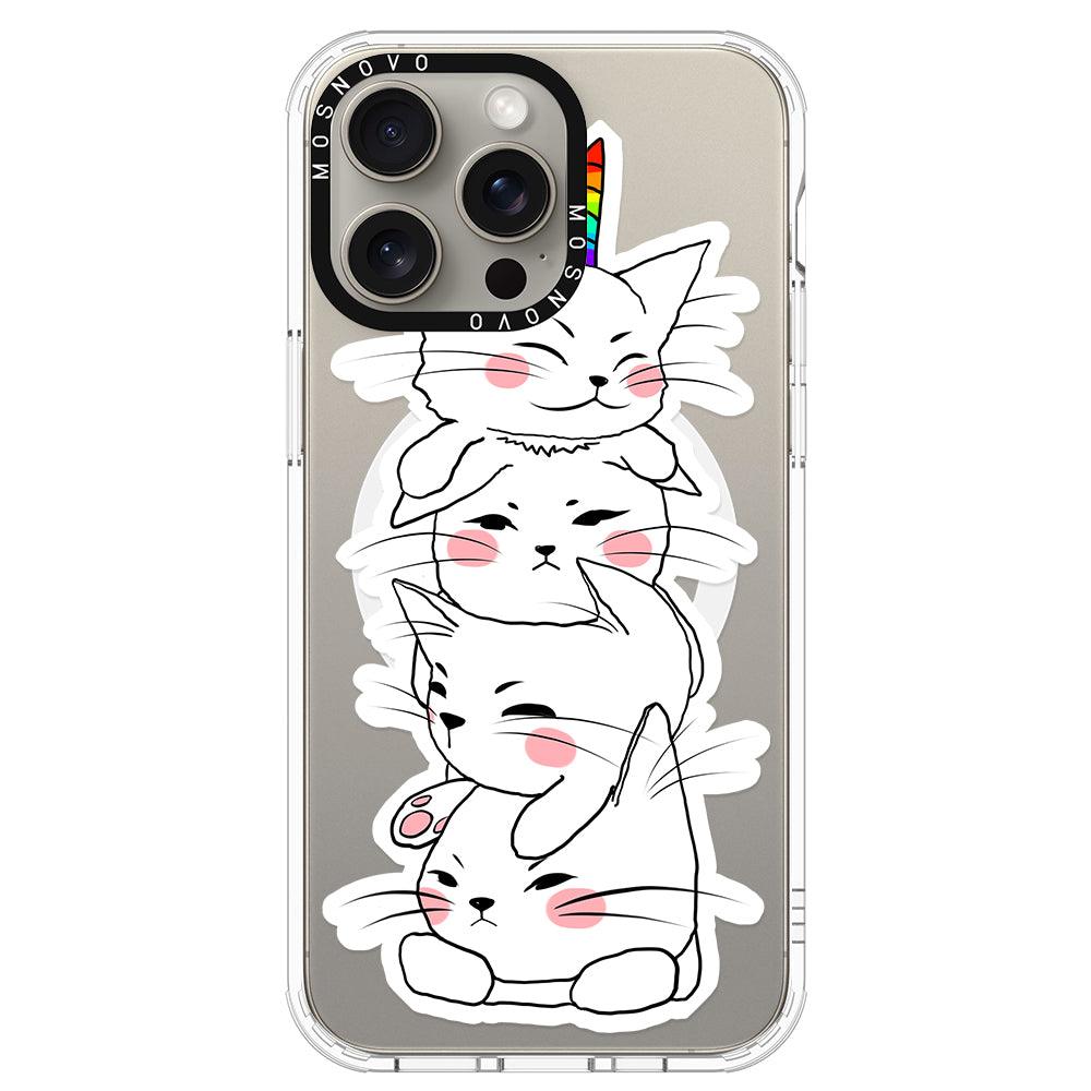 Squishcat Phone Case - iPhone 15 Pro Max Case - MOSNOVO