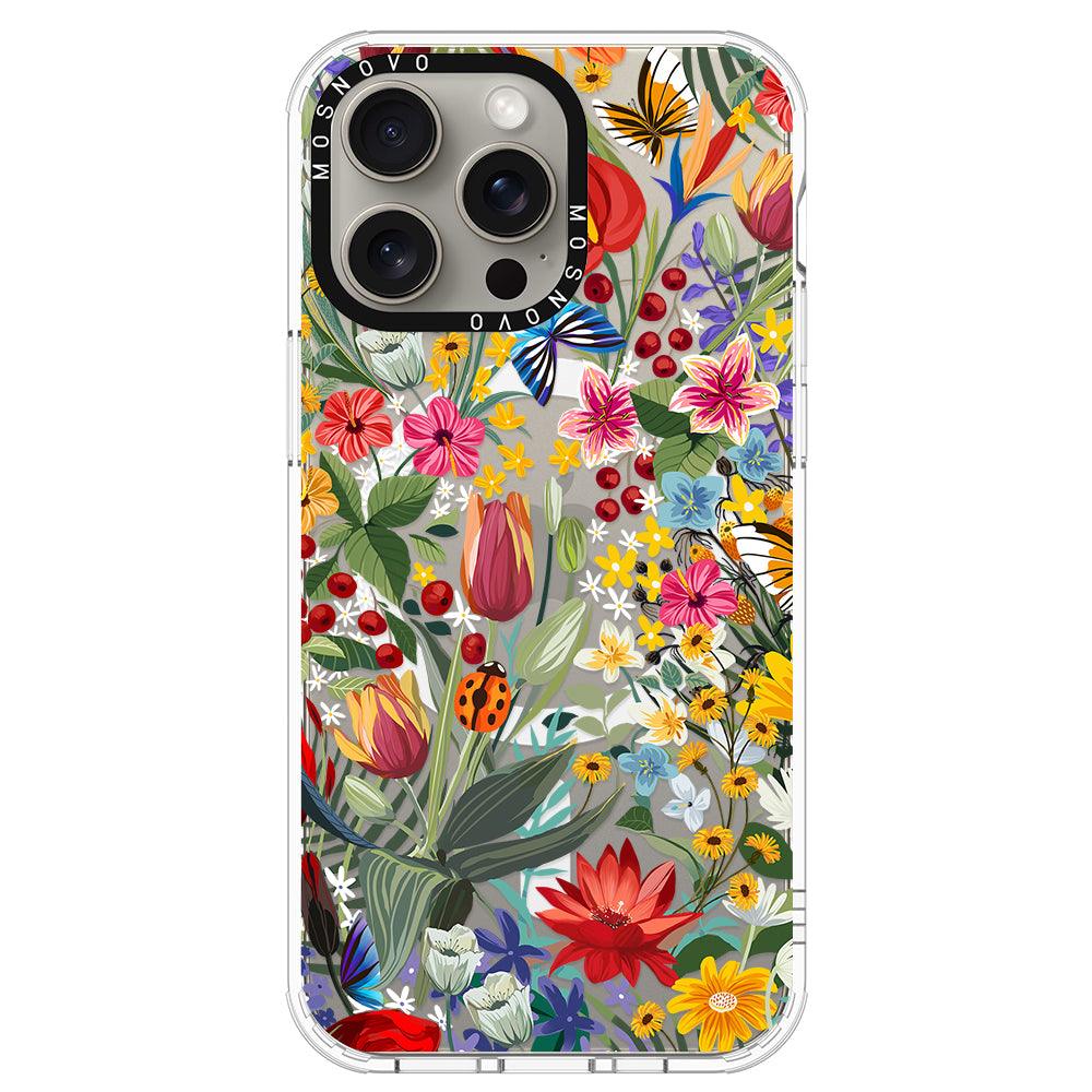 In The Garden Phone Case - iPhone 15 Pro Max Case - MOSNOVO