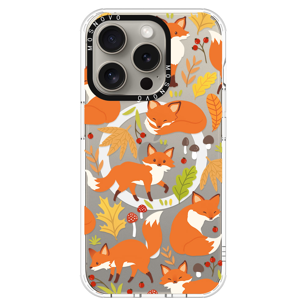 Autumn Fox Phone Case - iPhone 15 Pro Case - MOSNOVO