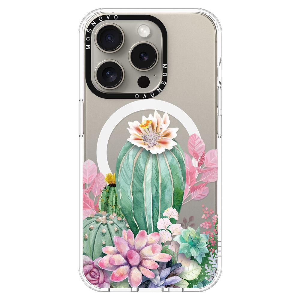 Cactaceae Phone Case - iPhone 15 Pro Case - MOSNOVO