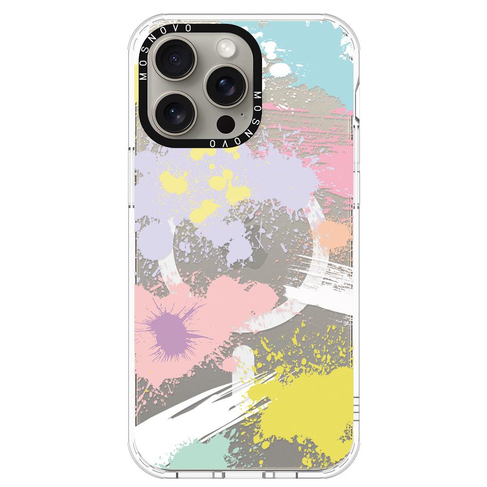 Splash Paint Phone Case - iPhone 15 Pro Max Case - MOSNOVO