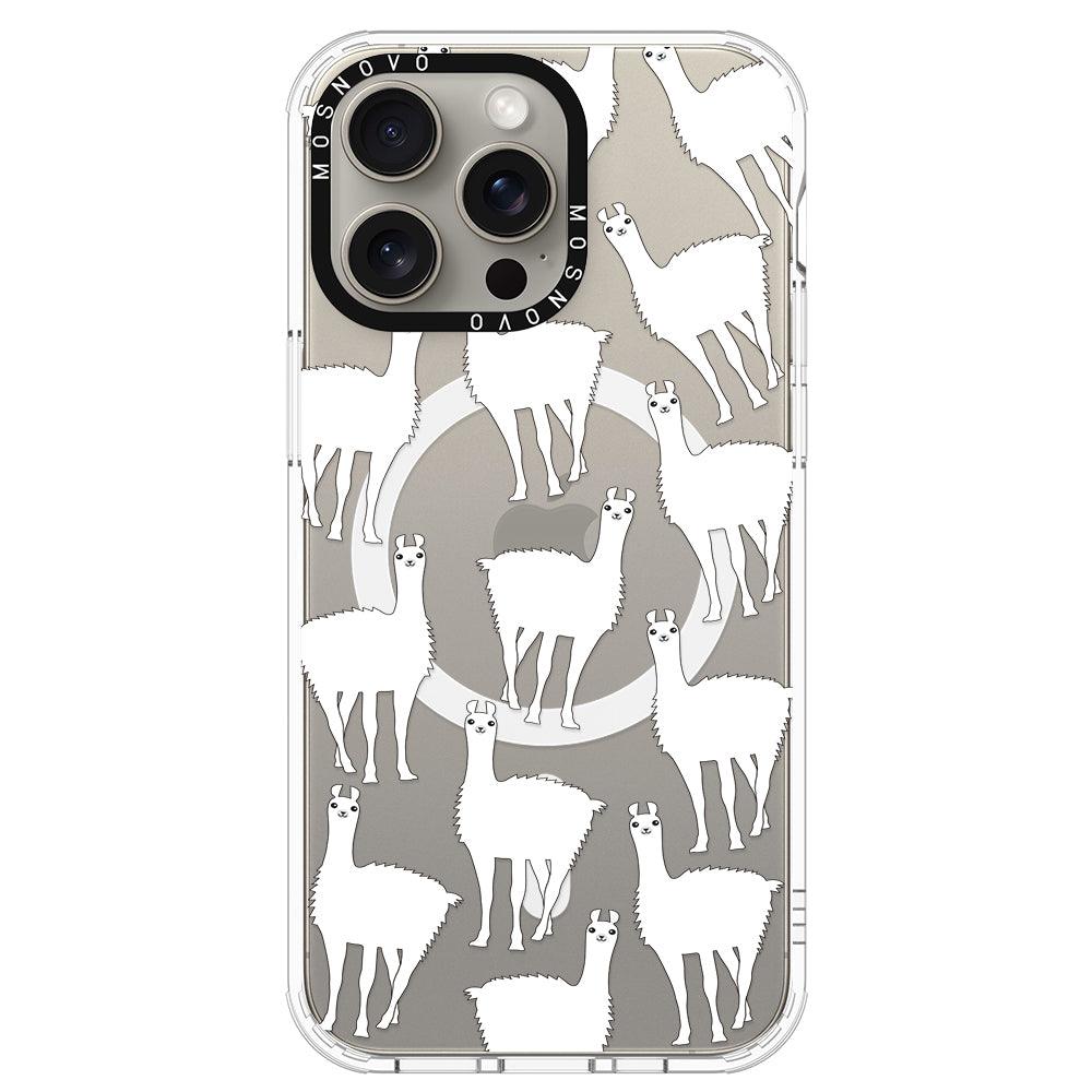 Llama Phone Case - iPhone 15 Pro Max Case - MOSNOVO